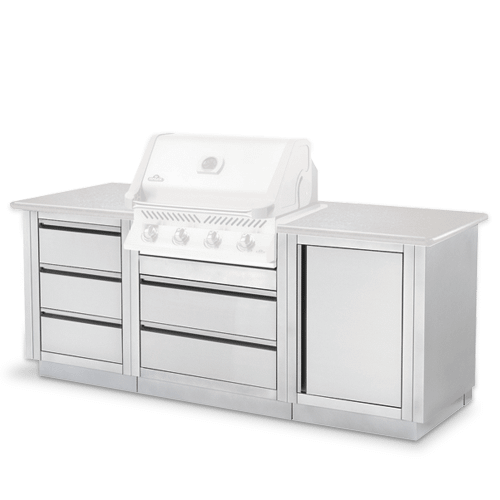 Oasis Modular Islands with the BIP500 Grill Head