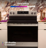 GE Profile™ ENERGY STAR® 30" Smart Free-Standing Electric Convection Range with No Preheat Air Fry and EasyWash™ Oven Tray