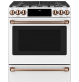 Café™ 30" Smart Slide-In, Front-Control, Dual-Fuel Range with Warming Drawer