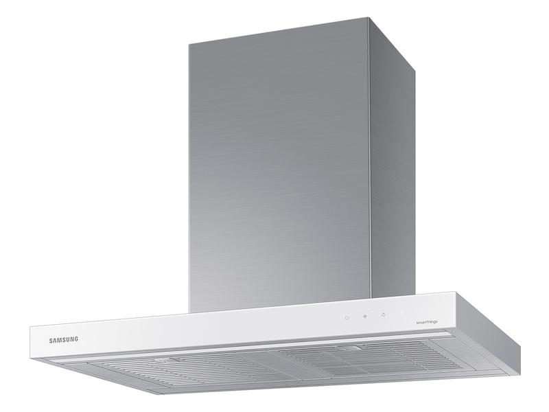 30" Bespoke Smart Wall Mount Hood in Clean White