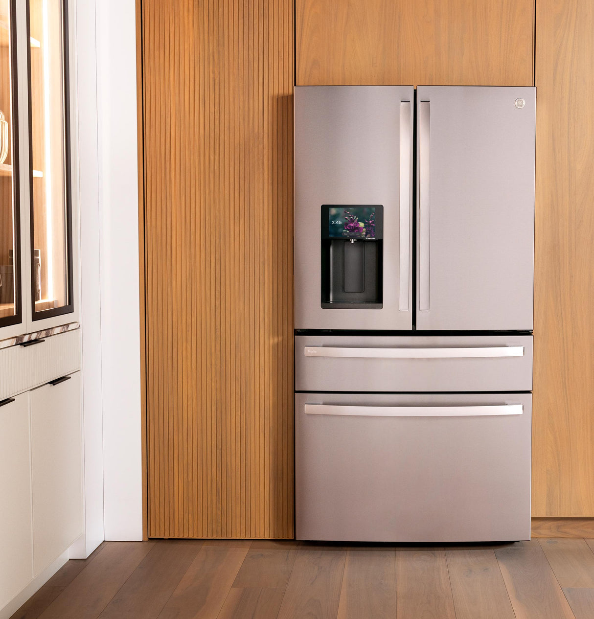 GE Profile™ ENERGY STAR® 22.4 Cu. Ft. Smart Counter-Depth 4-Door French-Door Refrigerator with Kitchen Assistant™