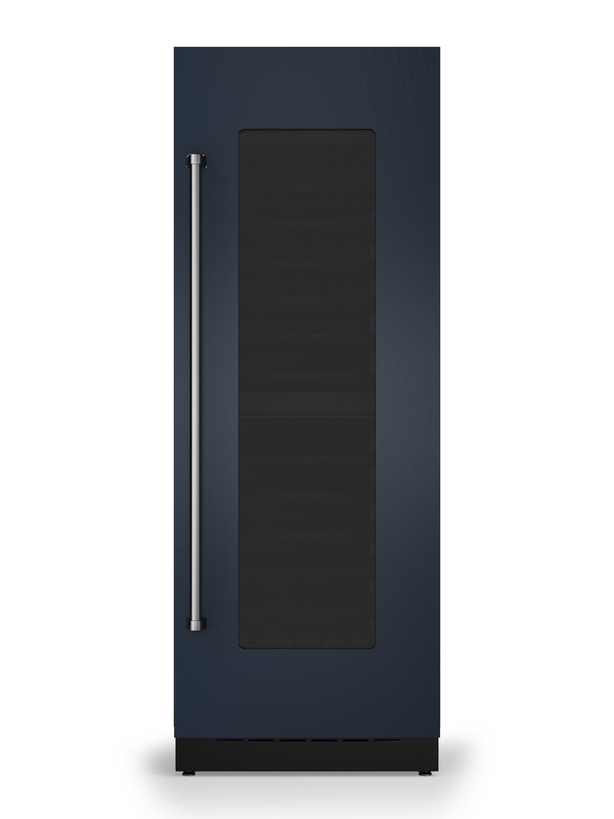 30"W. Integrated Wine Cellar Door Panel - Slate Blue Right Hinge