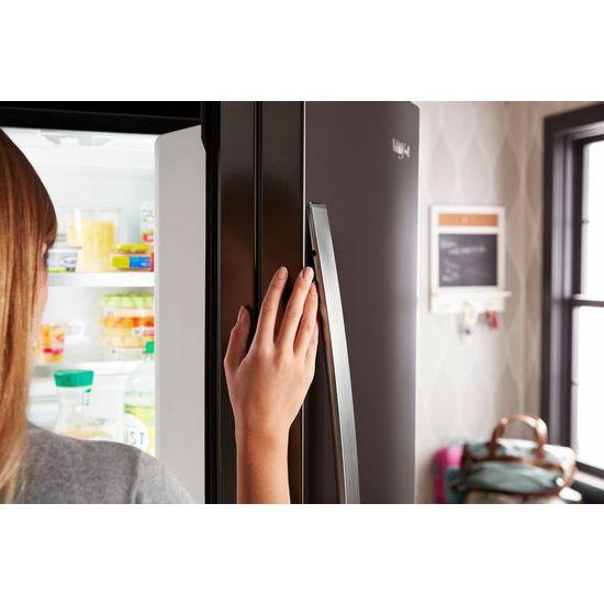 Whirlpool® 36-inch Wide Counter Depth French Door-within-Door Refrigerator - 24 cu. ft. - Black Stainless