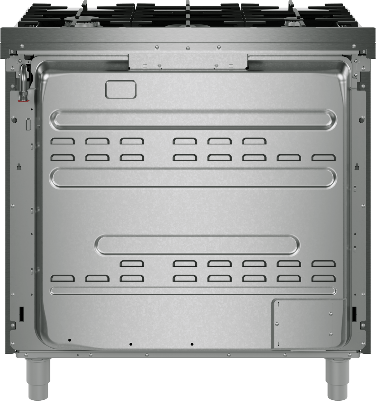 500 Series, Dual fuel freestanding range, 36'', Stainless steel