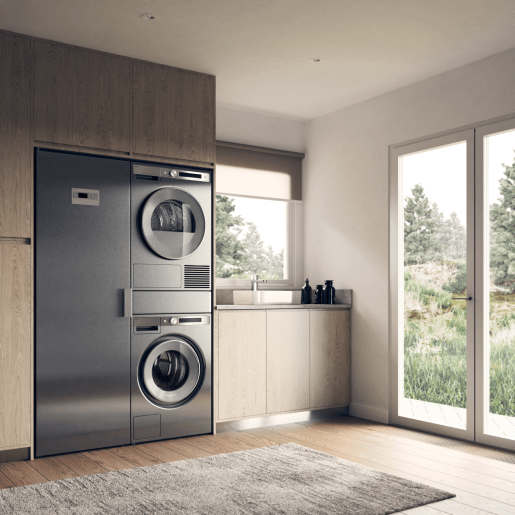 Pull-out shelf for laundry