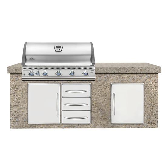 Built-In LEX 730 with Infrared Bottom and Rear Burners