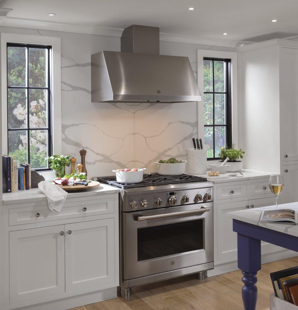 GE Cafe™ Series 36" All Gas Professional Range with 6 Burners (Natural Gas)