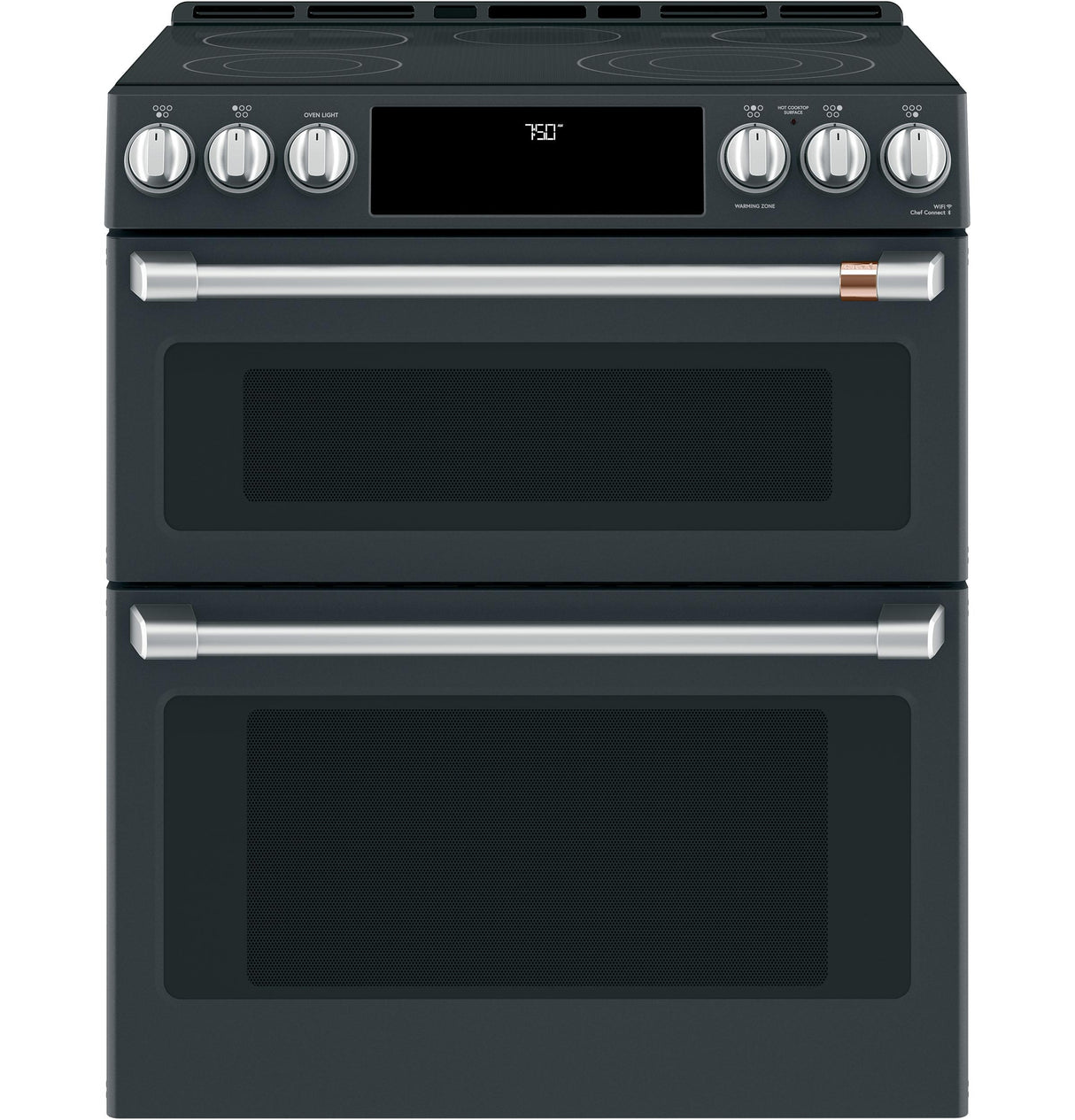 Café™ 30" Smart Slide-In, Front-Control, Radiant and Convection Double-Oven Range