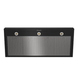48" Professional Wall Mount Pyramid Range Hood In Black
