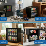Avanti Beverage Center, 60 Can Capacity, in Black (AVBC17F2PG)