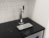 Presrv Kegerator & Beverage Cooler, 24in Under Cabinet, SS+Glass, Reverse Door, 1 Zone