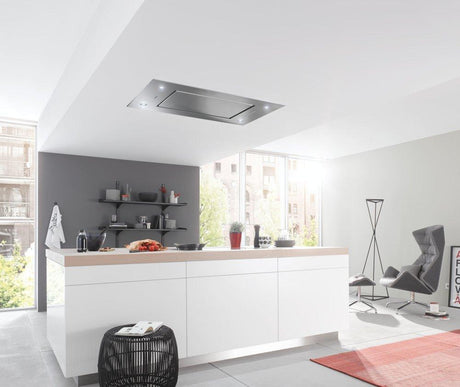 DA 2818 - Ceiling extractor with energy-efficient LED lighting and backlit controls for easy use.