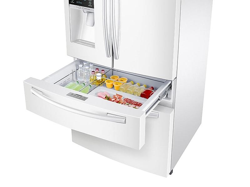 25 cu. ft. 4-Door French Door Refrigerator in White