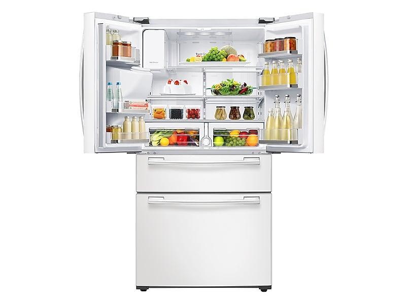 25 cu. ft. 4-Door French Door Refrigerator in White