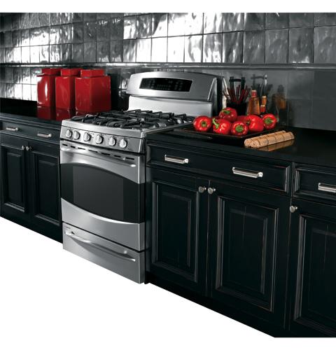 GE Profile 30" Free-Standing Gas Range with Baking Drawer