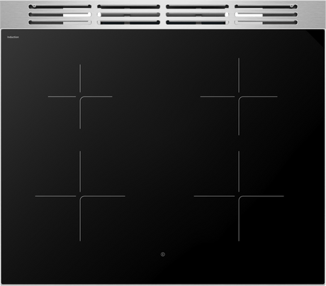 800 Series, Induction freestanding range cooker, Stainless steel