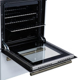 Forno Lamazze 20 Inch Freestanding Gas Range in White, Compact Design