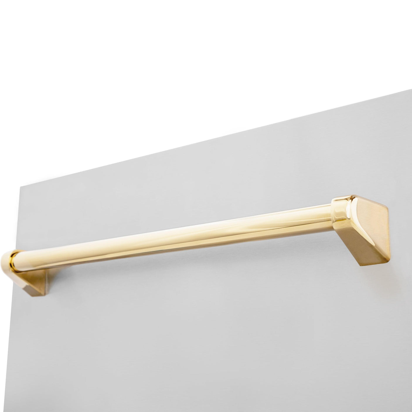 ZLINE Autograph Edition 18 Compact 3rd Rack Top Control Dishwasher in Stainless Steel with Accent Handle, 51dBa (DWVZ-304-18) [Color: Gold]
