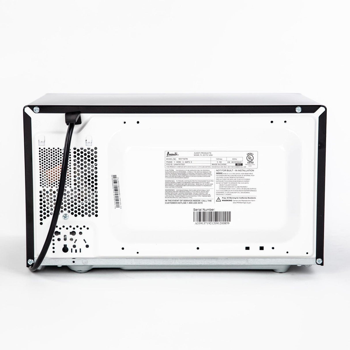 0.7 cu. ft. Microwave Oven - White / 0.7 cu. ft.