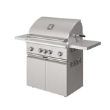 36-inch 4 Burners Built In Gas Grill On Cart With Sear/rear Infrared Burner & Rotisserie Natural Gas