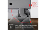 24 cu. ft. Counter-Depth MAX™ with Zero Clearance™ 3-Door French Door Refrigerator