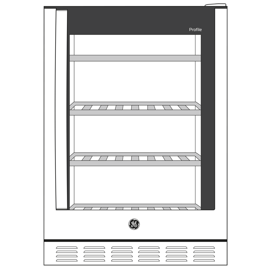 GE Profile™ 155-Can or 52-Bottle Beverage Center