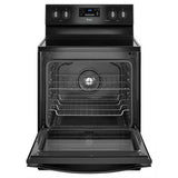 Whirlpool® 6.4 Cu. Ft. Freestanding Electric Range with AquaLift® Self-Cleaning Technology - Black