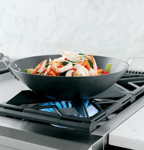 GE Monogram® 48" All Gas Professional Range with 4 Burners, Grill, and Griddle (Liquid Propane)