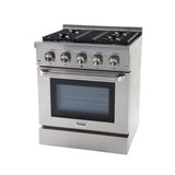 30 Inch Professional Dual Fuel Range In Stainless Steel
