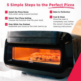 Countertop Pizza Oven with Air Fry and Oven Cooking Modes