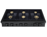 48" Rangetop, Graphite Stainless Steel, Natural Gas