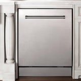 ZLINE 24 in. Top Control Dishwasher with Stainless Steel Tub and Traditional Style Handle, 52dBa (DW-24) [Color: Stainless Steel]