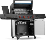 50thAnniversary Edition Prestige 500 Includes Commemorative Cover, Apron and Tool Set , Propane, Black and Blue