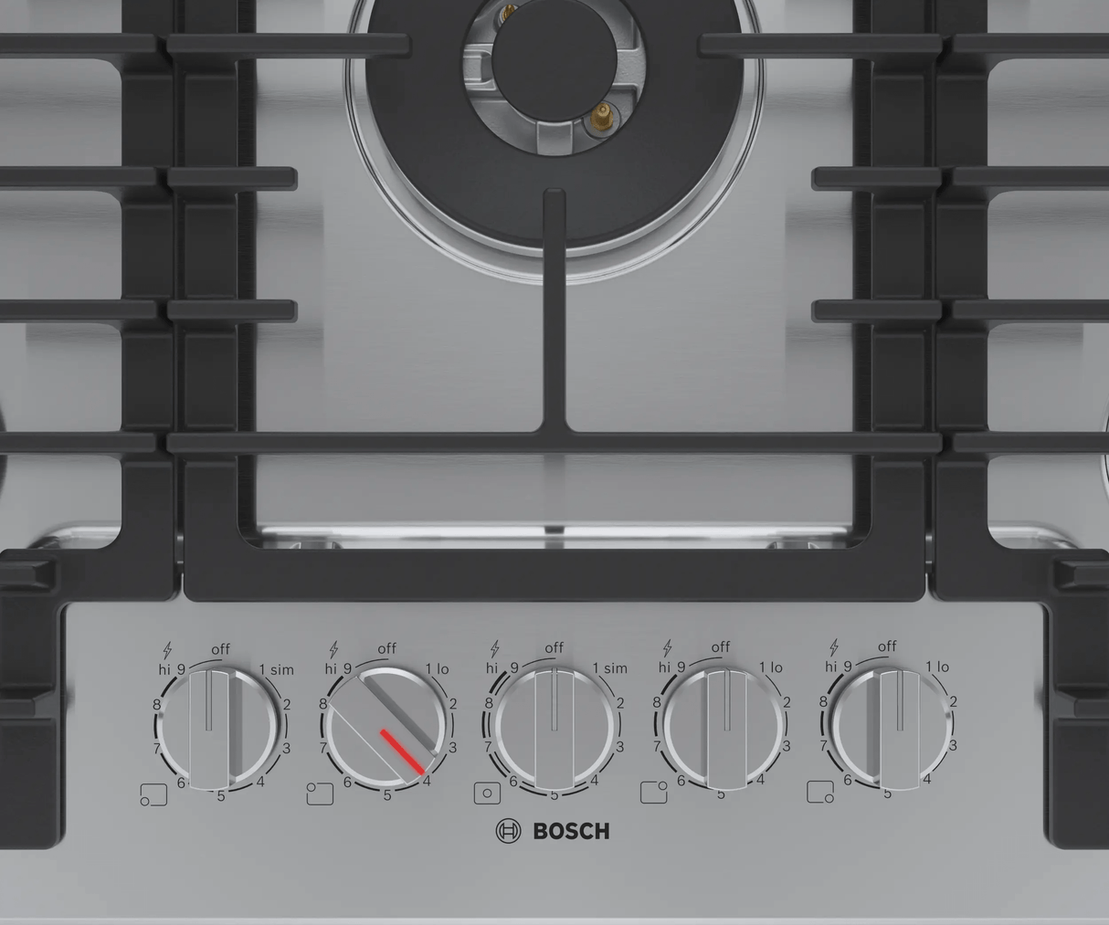 800 Series Gas Cooktop 30" Stainless steel