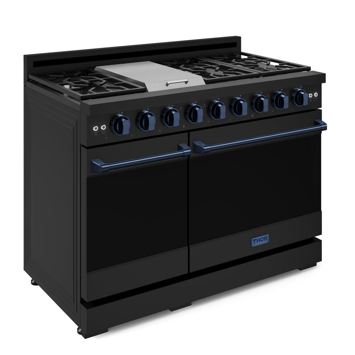 48 Inch Professional Lp Range With Pro-style Knobs In Black/navy Blue Gordon Ramsay Series