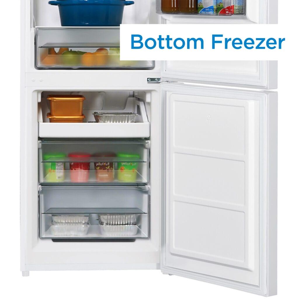Danby 10 cu. ft. Bottom Mount Apartment Size Fridge in White