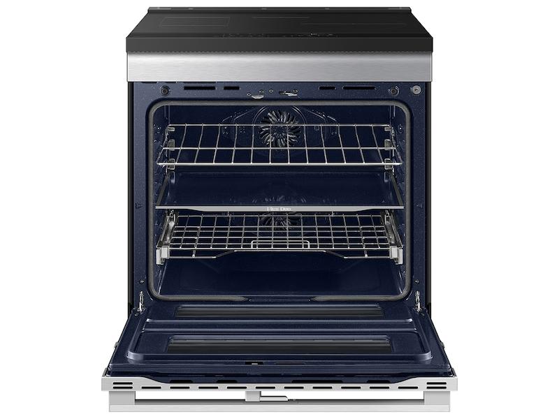 Bespoke Smart Slide-In Induction Range 6.3 cu. ft. with Flex Duo™ & Ambient Edge Lighting™ in Stainless Steel