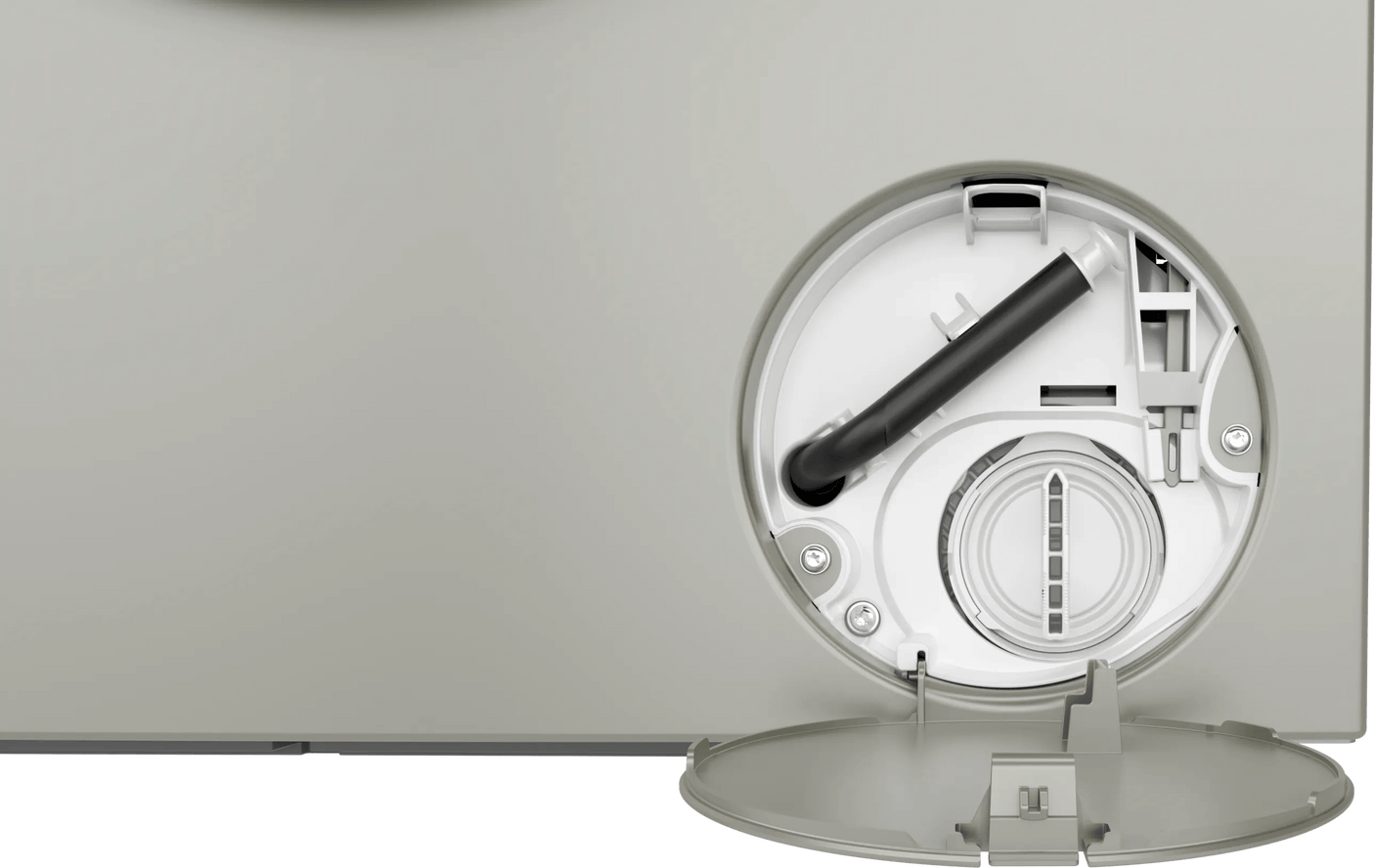 800 Series Compact Washer , Pearl Steel