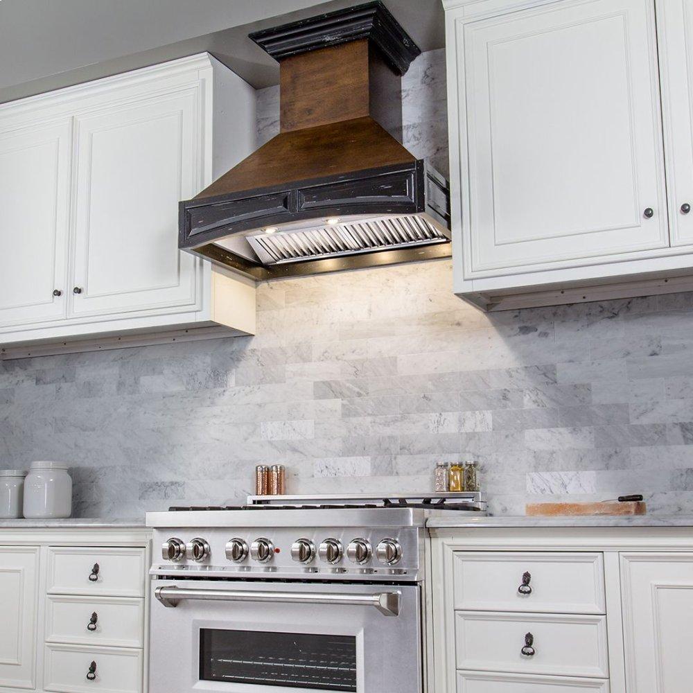 ZLINE 48 in. Remote Blower Wall Mount Range Hood in Wood (321AR-RD-48)