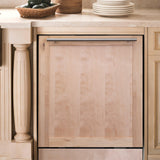 ZLINE 24 in. Top Control Dishwasher with Stainless Steel Tub and Modern Style Handle, 52dBa (DW-24) [Color: Unfinished Wood]