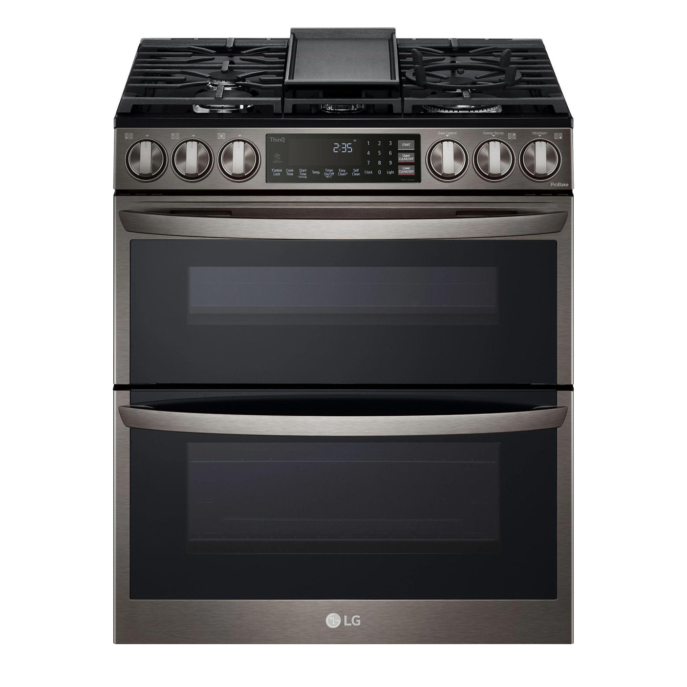 6.9 cu. ft. Smart Gas Double Oven Slide-in Range with InstaView®, ProBake® Convection, Air Fry, and Air Sous Vide