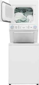 Electric Long Vent Stacked Laundry Center - 3.9 Cu. Ft Washer and 5.5 Cu. Ft. Dryer