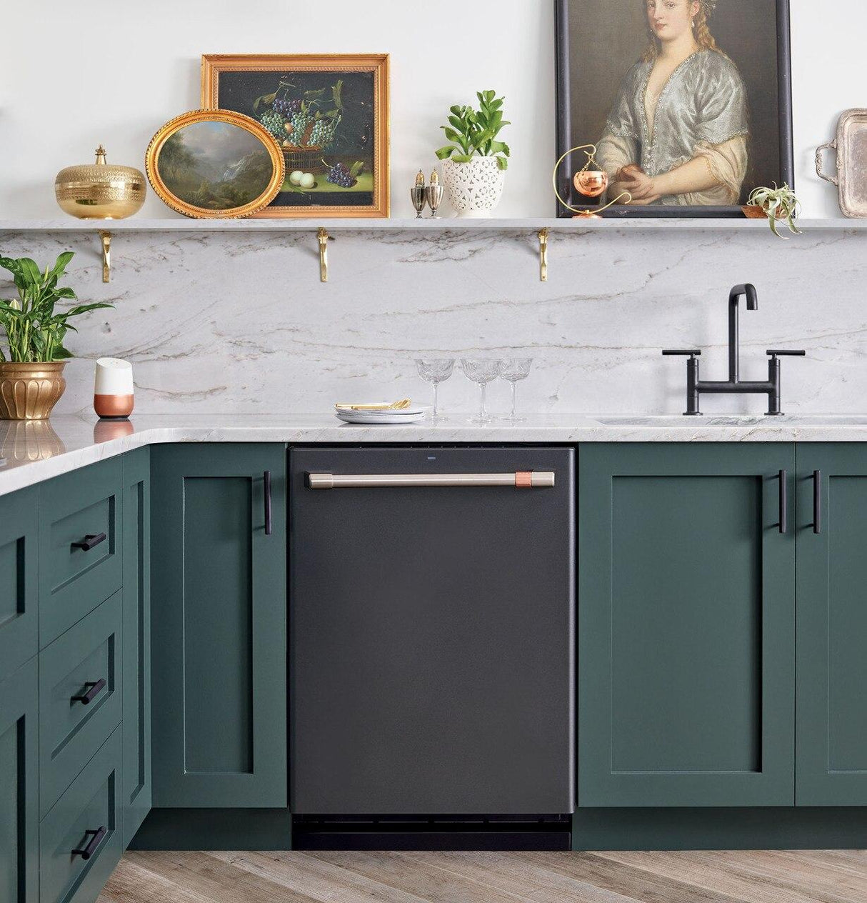 Café™ Stainless Interior Built-In Dishwasher with Hidden Controls