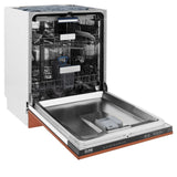 ZLINE 24" Tallac Series 3rd Rack Dishwasher with Traditional Handle, 51dBa (DWV-24) [Color: Copper]