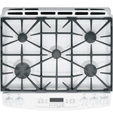 GE® 30" Slide-In Front Control Gas Range