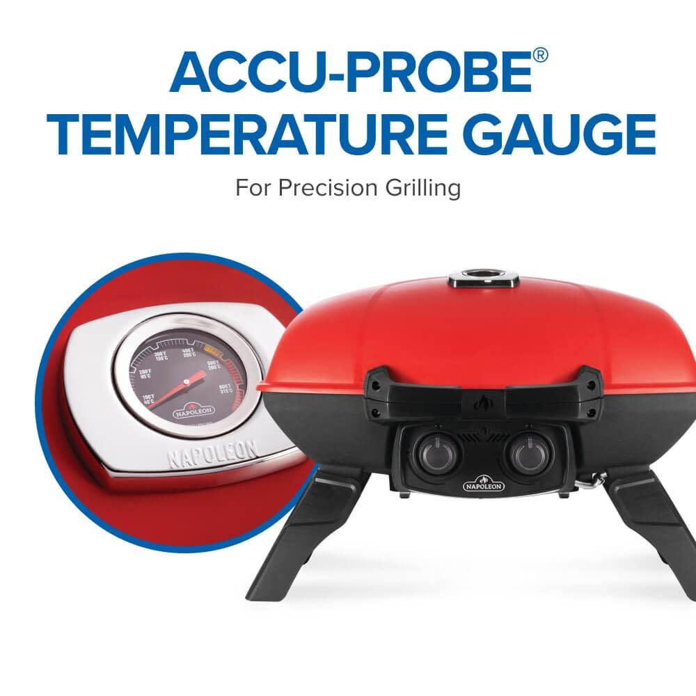 TravelQ 285 with Griddle , Propane, Red