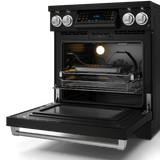 30 Inch Professional Electric Range With Tilt Panel Touch Control In Black/stainless Steel  Gordon Ramsay Series
