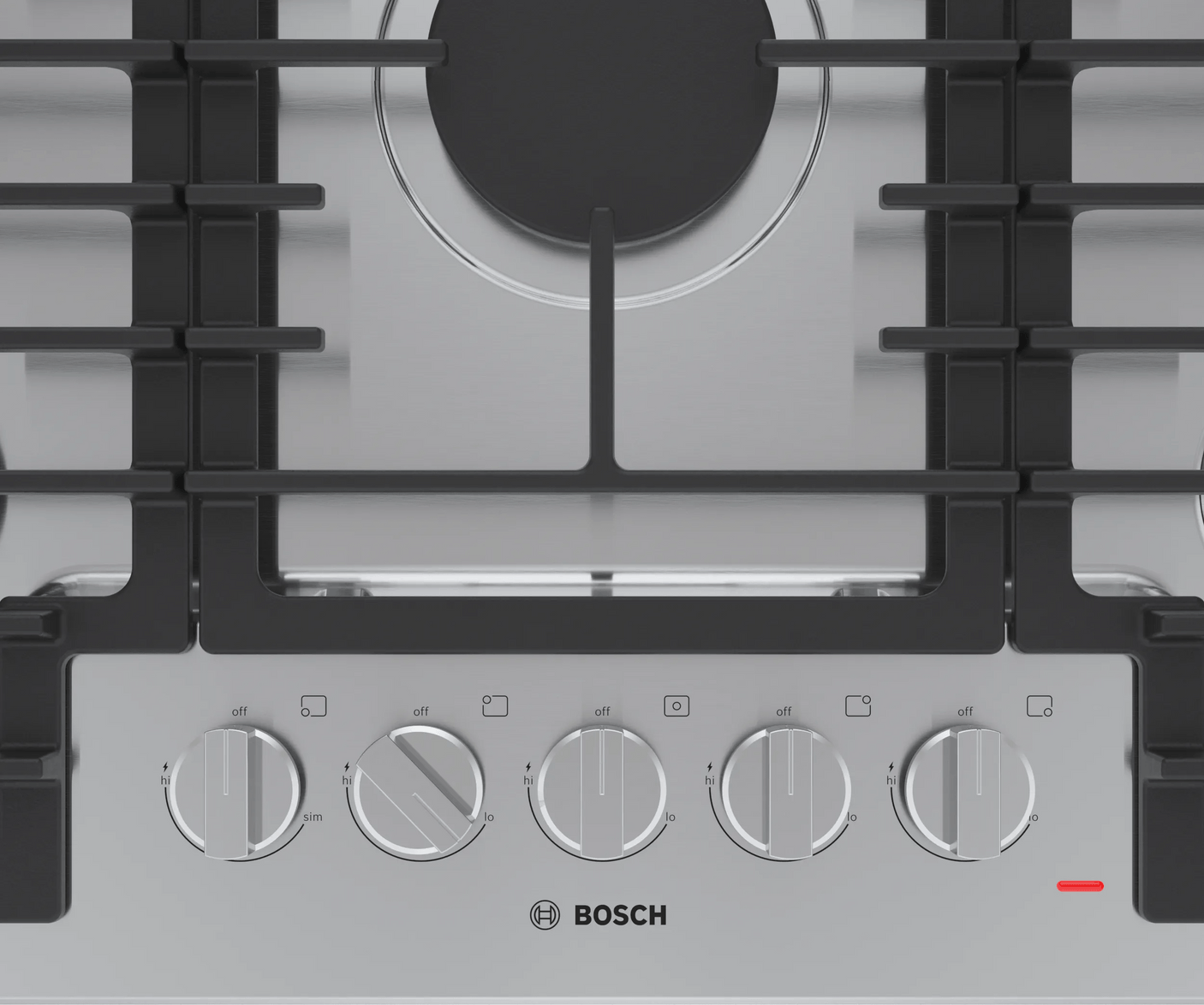 500 Series Gas Cooktop 30" Stainless steel