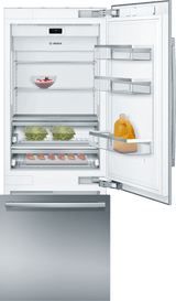 Benchmark® Built-in Bottom Freezer Refrigerator 30'' Flat Hinge