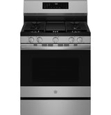 GE Profile™ 30" Smart Free-Standing Gas Convection Range with No Preheat Air Fry and EasyWash™ Oven Tray